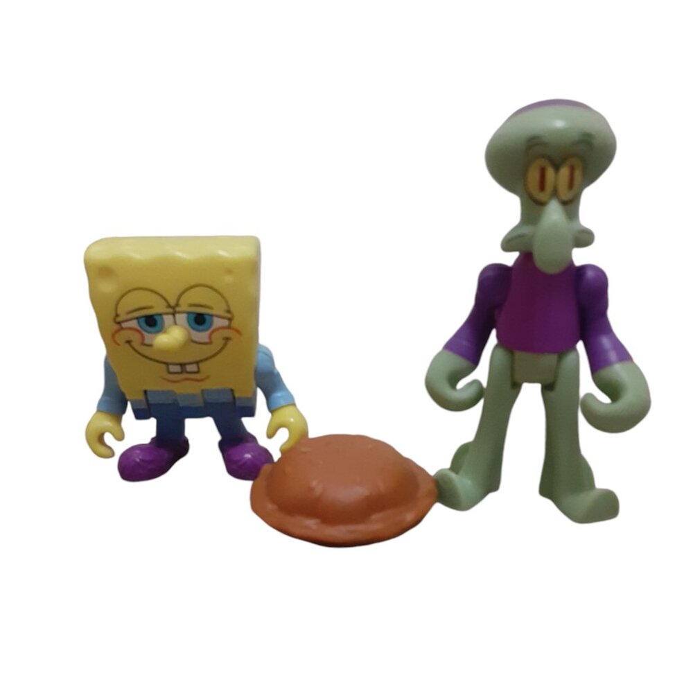 Spongebob Squarepants Viacom 2013 Figures Spongebob, Squidward & Accessory